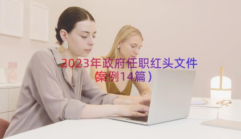 2023年政府任职红头文件（案例14篇）