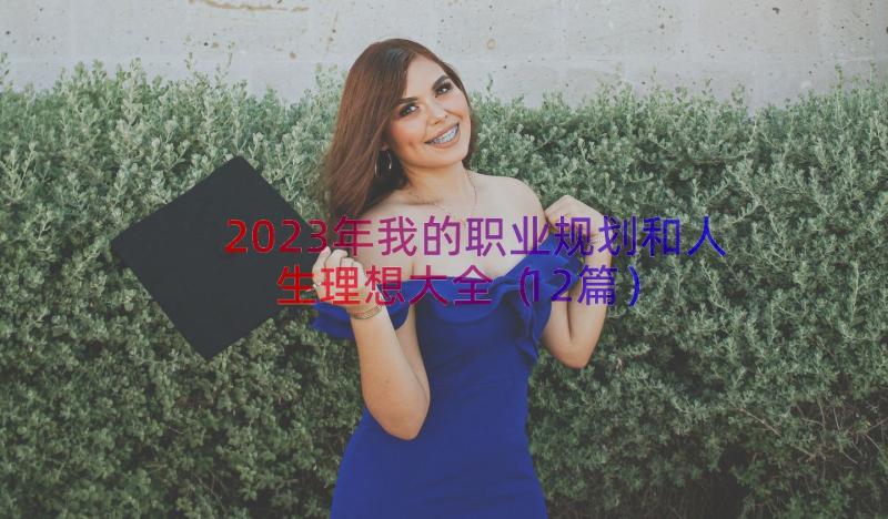 2023年我的职业规划和人生理想大全（12篇）