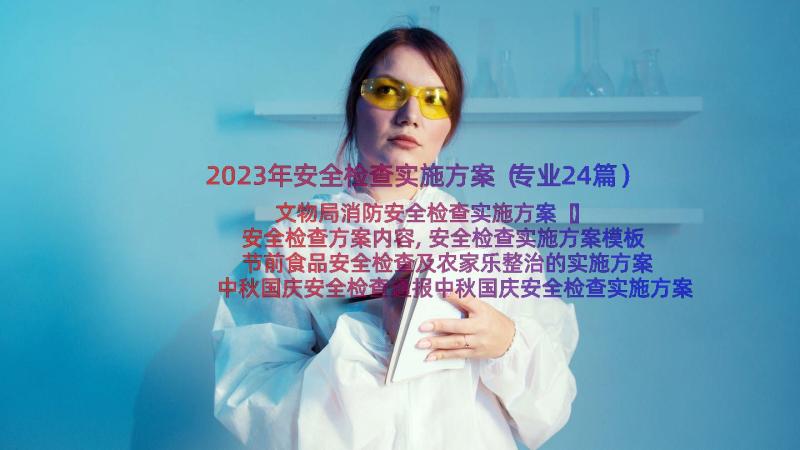 2023年安全检查实施方案（专业24篇）