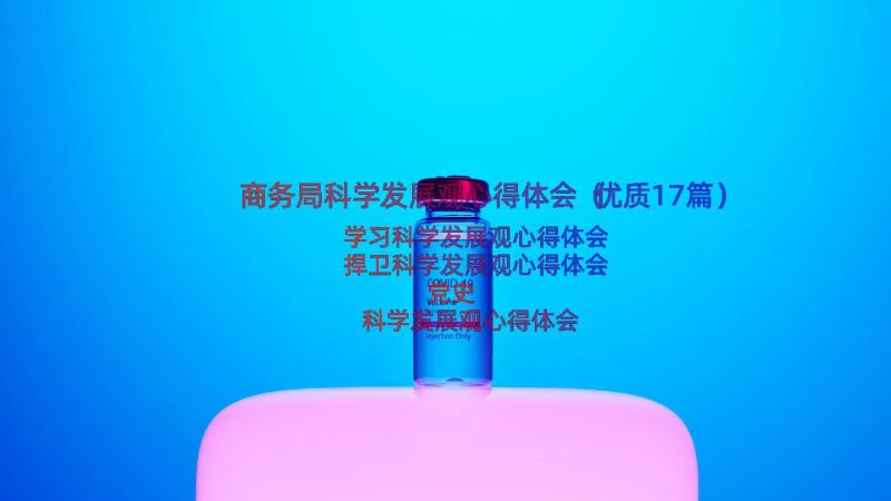 商务局科学发展观心得体会（优质17篇）