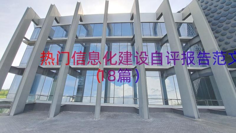 热门信息化建设自评报告范文（18篇）