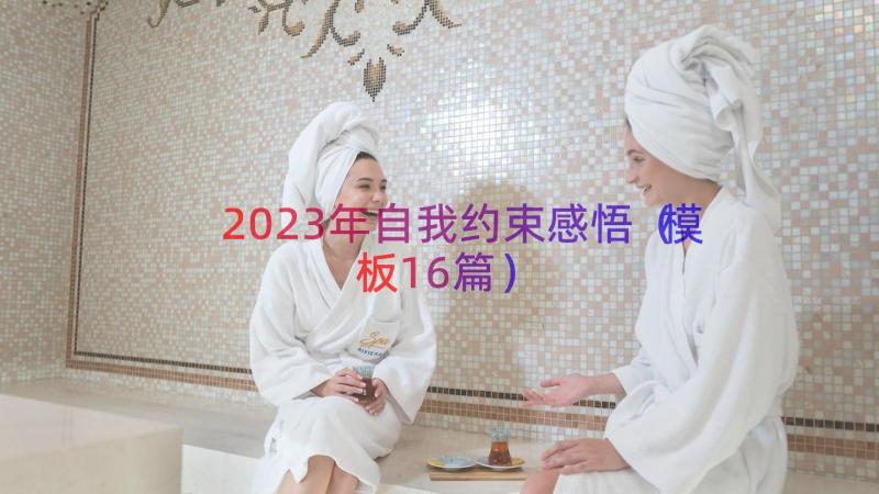 2023年自我约束感悟（模板16篇）