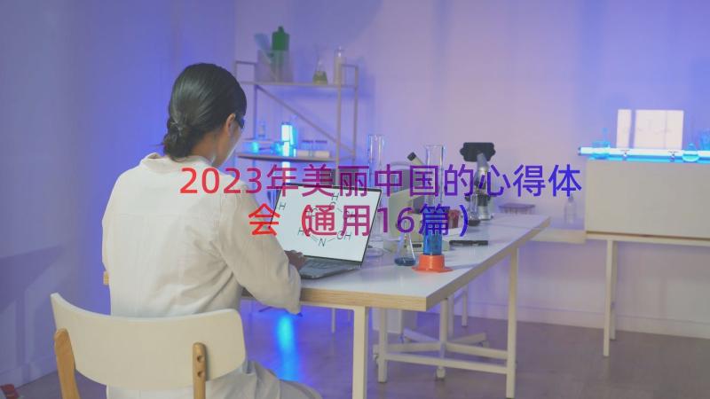 2023年美丽中国的心得体会（通用16篇）