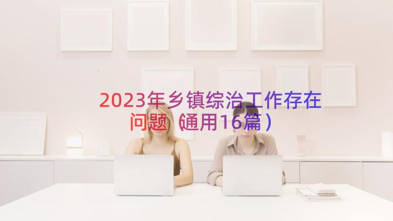 2023年乡镇综治工作存在问题（通用16篇）