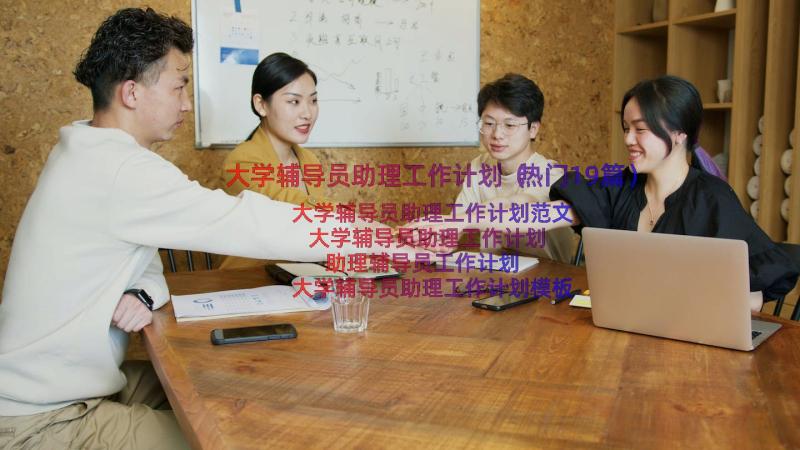 大学辅导员助理工作计划（热门19篇）