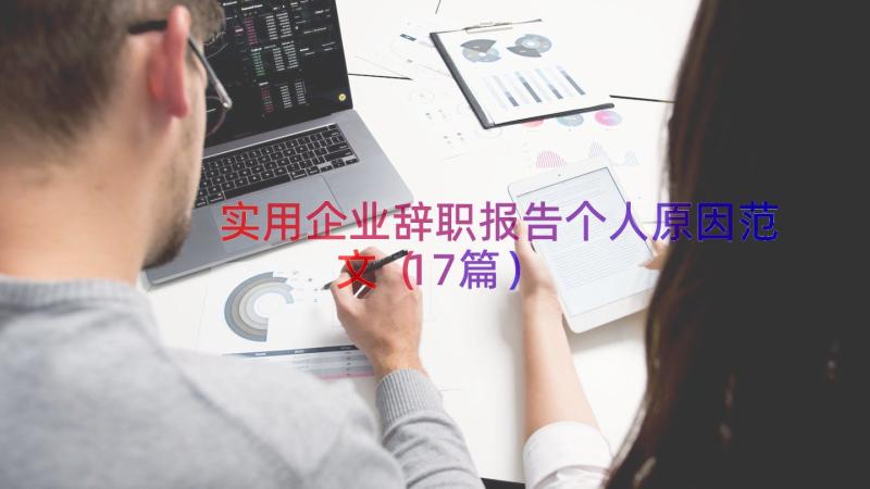 实用企业辞职报告个人原因范文（17篇）