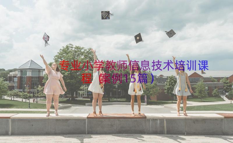 专业小学教师信息技术培训课程（案例15篇）