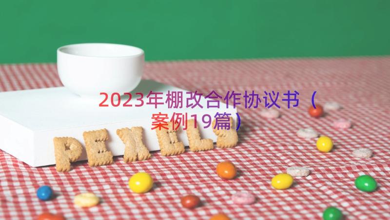 2023年棚改合作协议书（案例19篇）