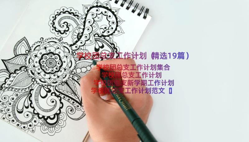 学校团总支工作计划（精选19篇）