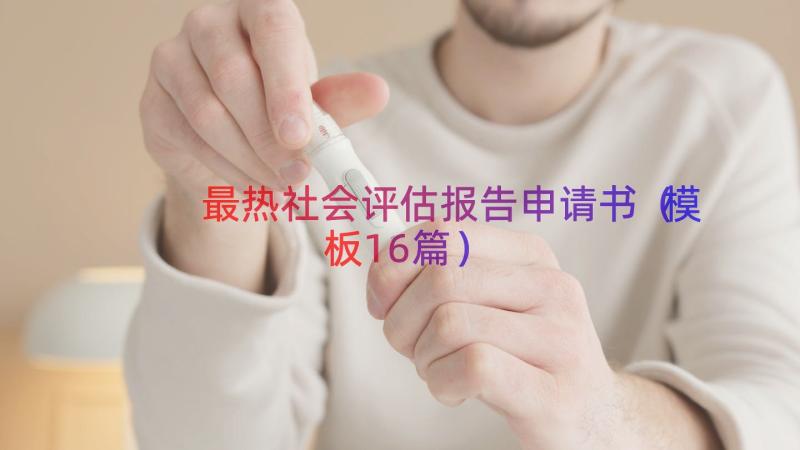 最热社会评估报告申请书（模板16篇）