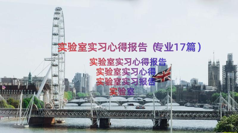 实验室实习心得报告（专业17篇）