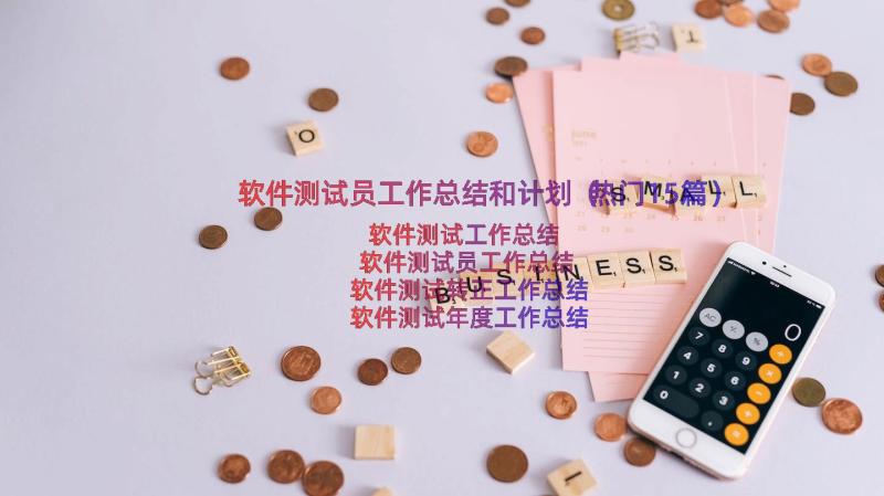 软件测试员工作总结和计划（热门15篇）