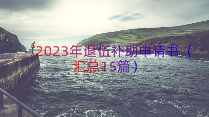 2023年退伍补助申请书（汇总15篇）