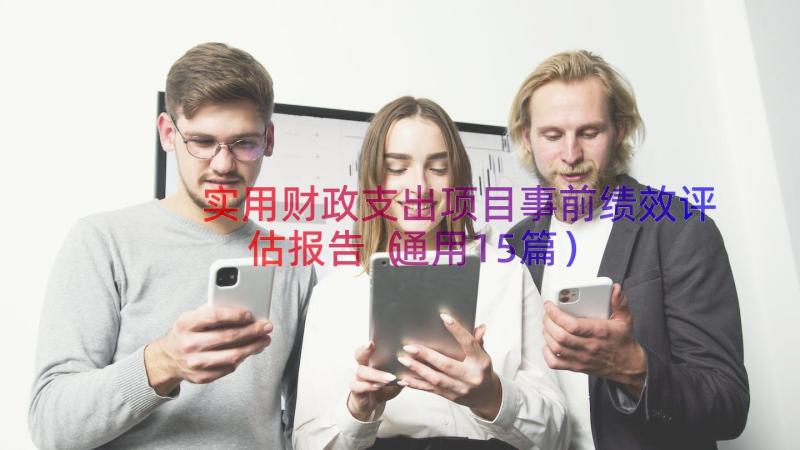 实用财政支出项目事前绩效评估报告（通用15篇）