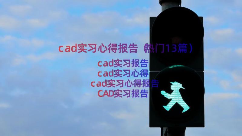 cad实习心得报告（热门13篇）