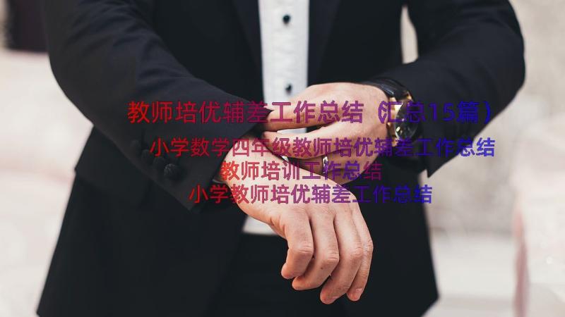 教师培优辅差工作总结（汇总15篇）