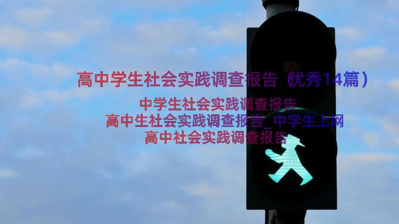 高中学生社会实践调查报告（优秀14篇）