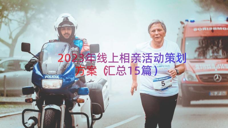 2023年线上相亲活动策划方案（汇总15篇）