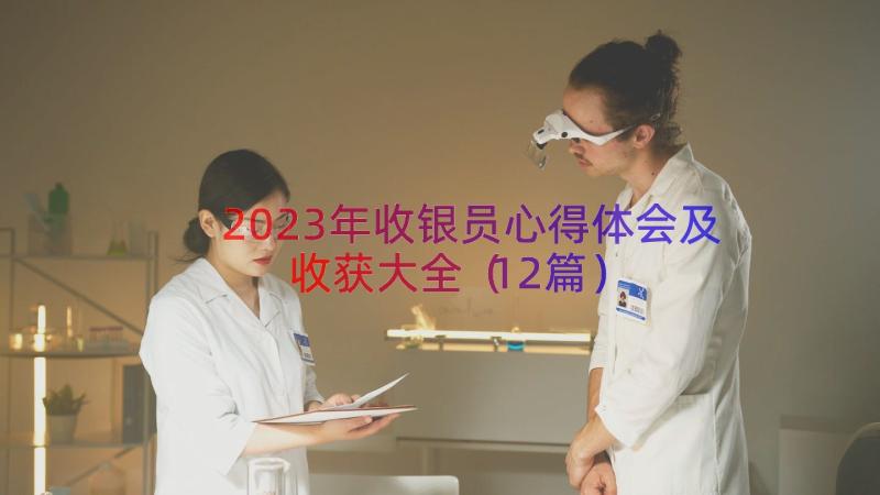 2023年收银员心得体会及收获大全（12篇）