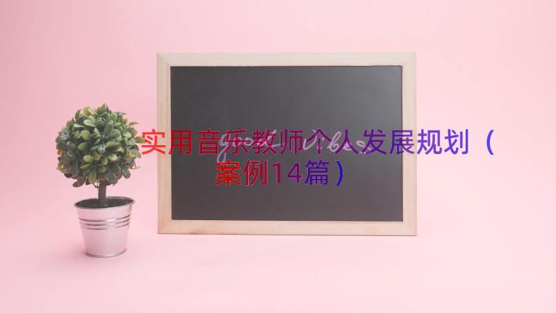 实用音乐教师个人发展规划（案例14篇）