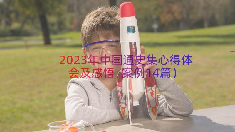 2023年中国通史集心得体会及感悟（案例14篇）