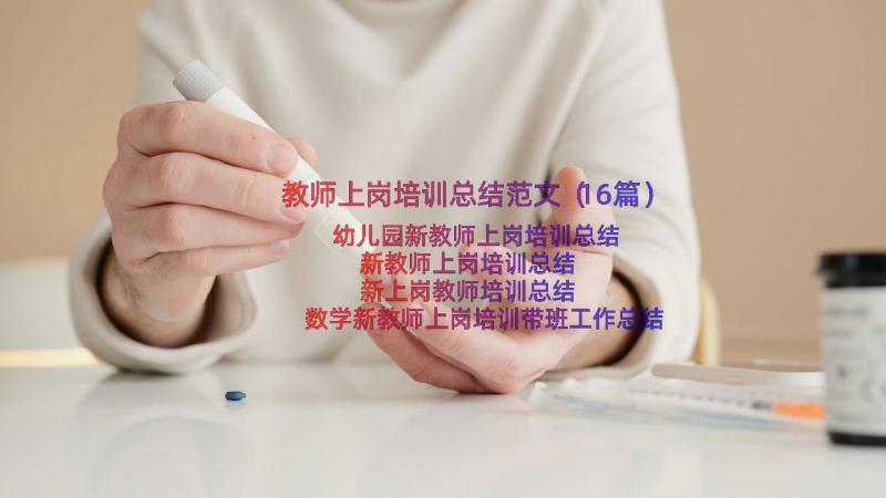 教师上岗培训总结范文（16篇）