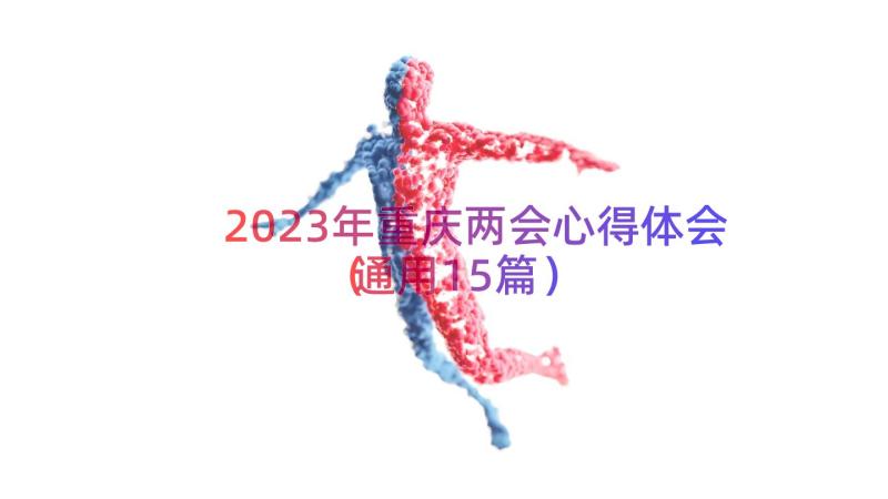 2023年重庆两会心得体会（通用15篇）