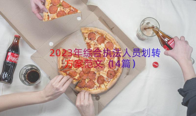 2023年综合执法人员划转方案范文（14篇）