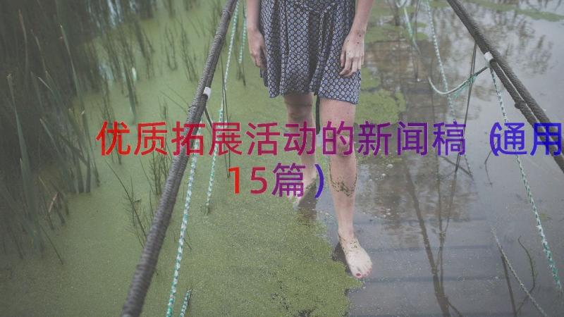 优质拓展活动的新闻稿（通用15篇）