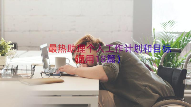 最热助理个人工作计划和目标（通用18篇）