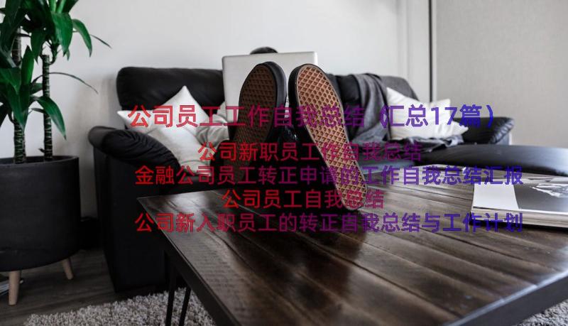 公司员工工作自我总结（汇总17篇）