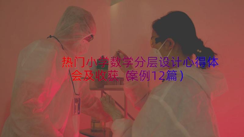 热门小学数学分层设计心得体会及收获（案例12篇）