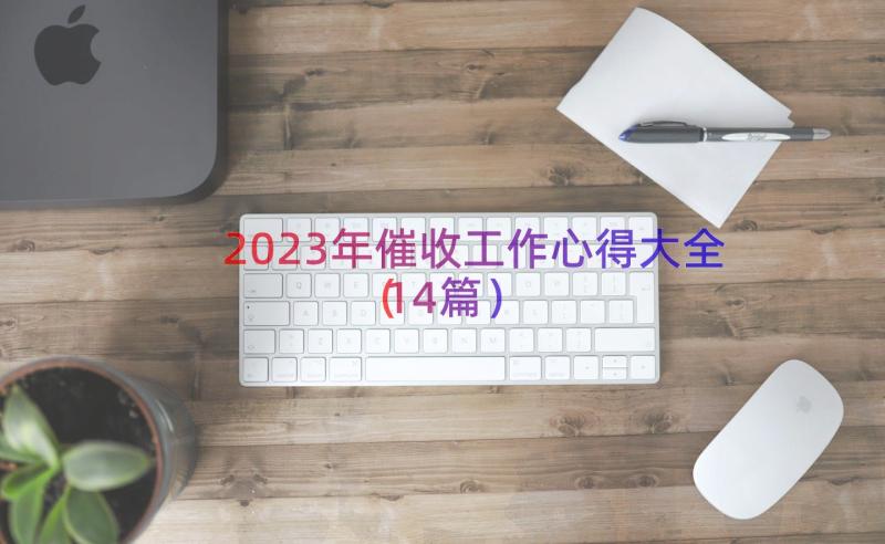 2023年催收工作心得大全（14篇）