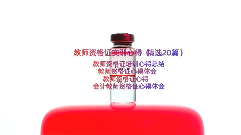 教师资格证实训心得（精选20篇）