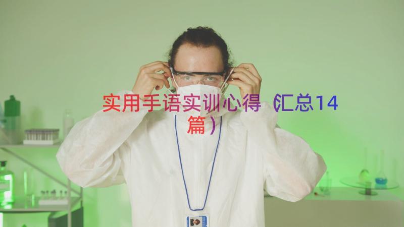 实用手语实训心得（汇总14篇）