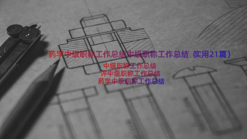 药学中级职称工作总结中级职称工作总结（实用21篇）