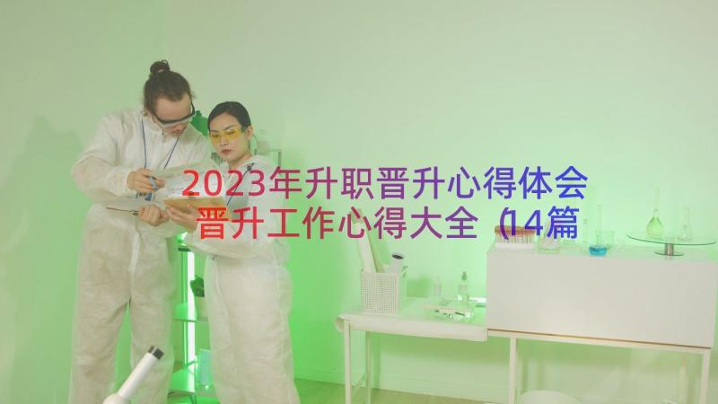 2023年升职晋升心得体会晋升工作心得大全（14篇）