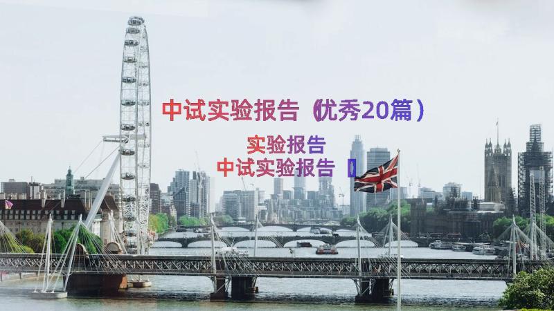 中试实验报告（优秀20篇）