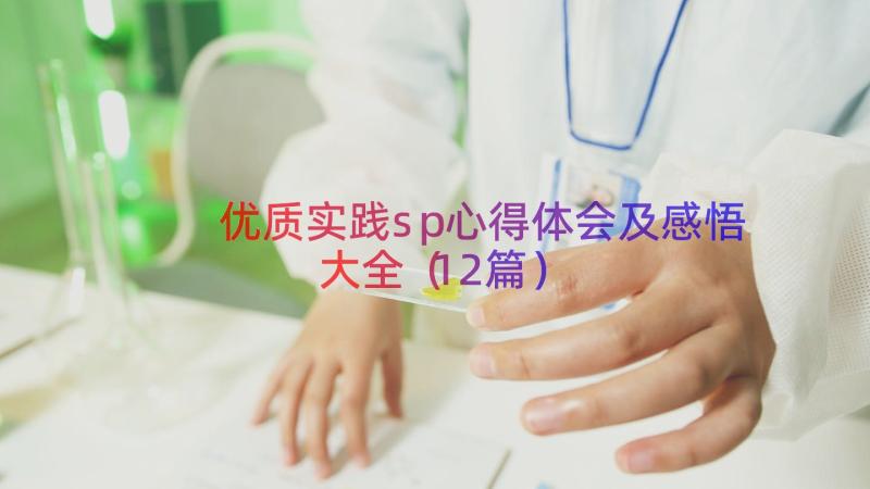 优质实践sp心得体会及感悟大全（12篇）