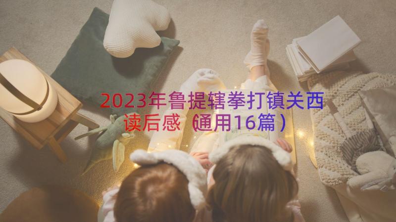 2023年鲁提辖拳打镇关西读后感（通用16篇）