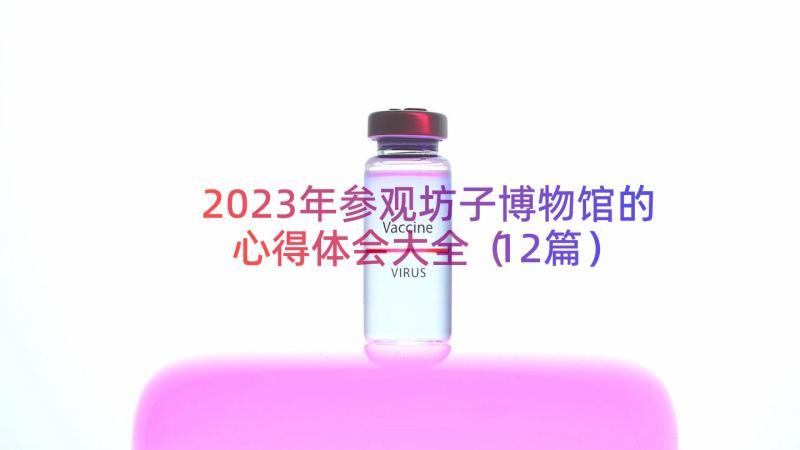 2023年参观坊子博物馆的心得体会大全（12篇）