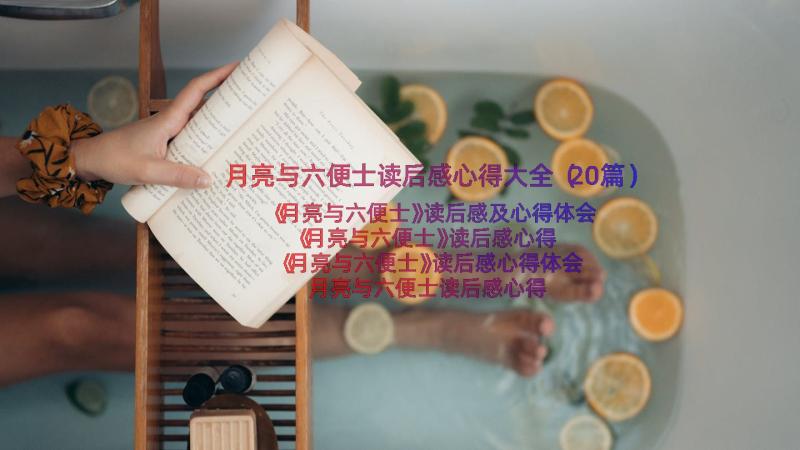 月亮与六便士读后感心得大全（20篇）