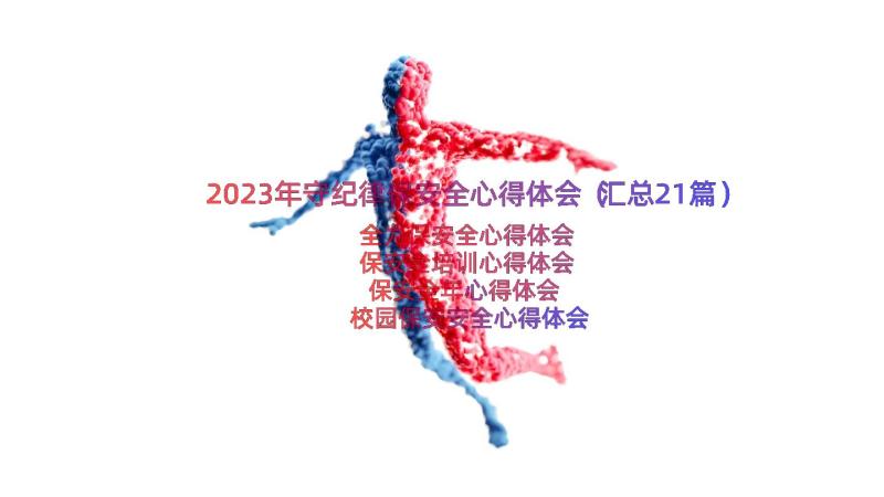 2023年守纪律保安全心得体会（汇总21篇）