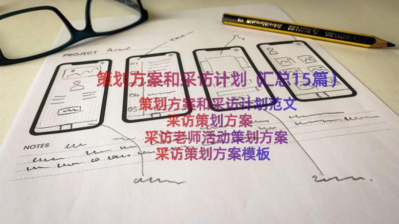 策划方案和采访计划（汇总15篇）