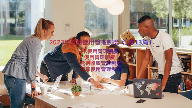 2023年党费使用管理制度（汇总13篇）