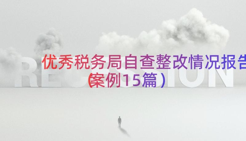 优秀税务局自查整改情况报告（案例15篇）