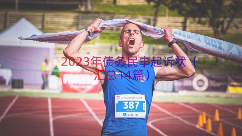 2023年债务民事起诉状（汇总14篇）