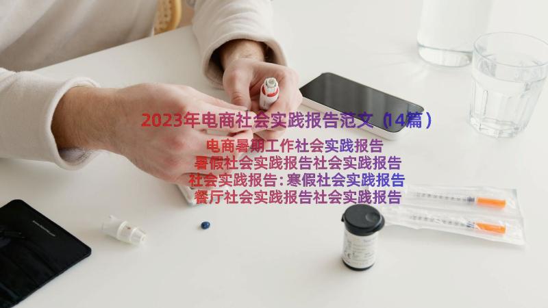 2023年电商社会实践报告范文（14篇）