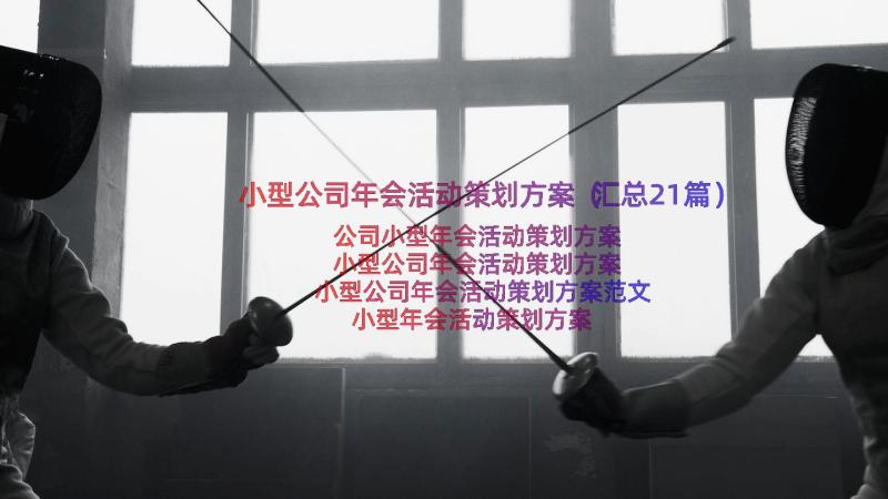 小型公司年会活动策划方案（汇总21篇）