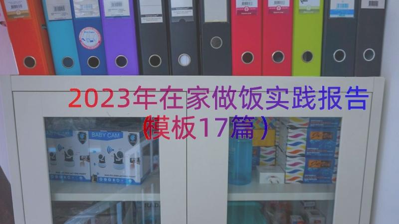 2023年在家做饭实践报告（模板17篇）